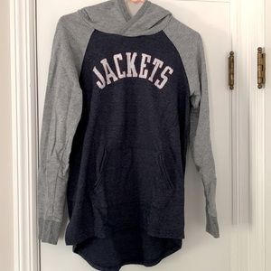 Homage Columbus Blue Jackets women’s tunic hoodie - Large